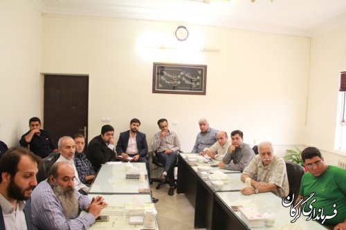 جلسه نمایندگان تاکسی داران و آژانس ها با سرپرست فرمانداری گرگان برگزار شد