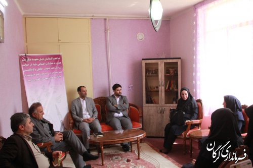 سرپرست فرمانداری شهرستان گرگان از مرکز دولتی حمایت از زنان خشونت دیده بازدید کرد