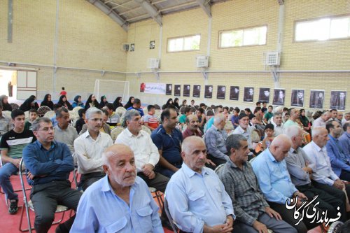 افتتاح سالن های ورزشی در روستاهای نصرآباد و قرن آباد شهرستان گرگان 
