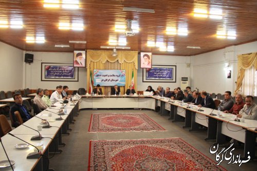 سومین جلسه شورای سلامت و امنیت غذایی شهرستان گرگان برگزار شد 
