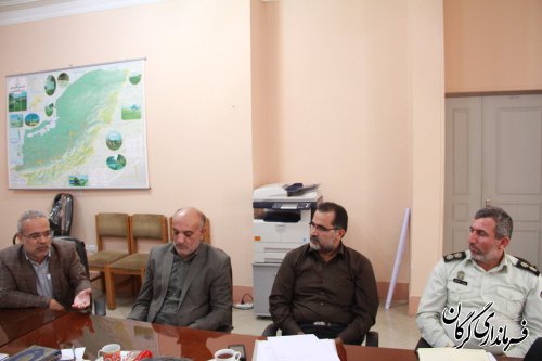 سومین جلسه ستاد ساماندهی متکدیان شهرستان گرگان برگزار شد