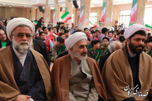مراسم ۱۲بهمن سالروز پیروزی انقلاب شکوهمند اسلامی ایران در مصلی وحدت گرگان