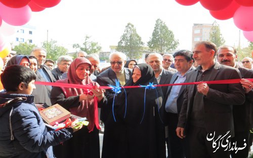 آیین افتتاح مدرسه خیّرساز بنیاد علمی آموزشی قلم چی در گرگان برگزار شد