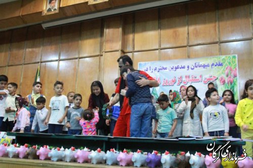 جشن استقبال از بهار ویژه کودکان بیمارستان طالقانی گرگان برگزار شد