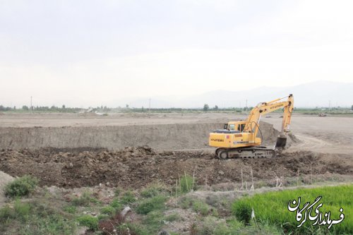 عملیات مرمت و بهسازی مخزن شماره 1 و احداث مخزن شماره 4آبندان روستای محمد آباد اجرایی شد 
