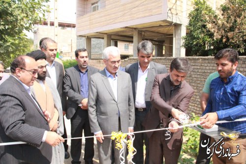 افتتاح و بهره برداری از 5طرح هادی روستایی در شهرستان گرگان