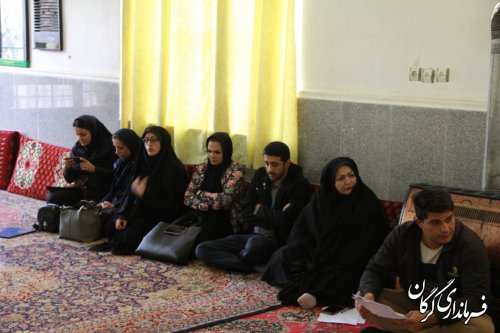 اردوی جهادی"میزخدمت" در محله کوی عرفان گرگان برگزار شد
