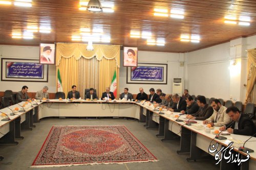 اولین جلسه هیات اجرایی انتخابات مجلس شورای اسلامی در شهرستان گرگان برگزار شد