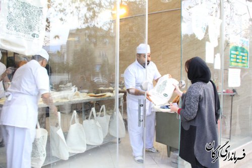  کیسه های پارچه ای جایگزین کیسه های پلاستیکی در سطح نانوایی های شهرستان گرگان