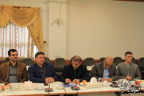 جلسه مشترک اعضای ستاد انتخابات استان با اعضای دبیرخانه اجرایی انتخابات گرگان برگزار شد