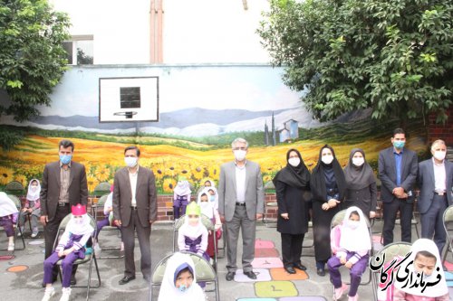 بازدید فرماندار از رعایت پروتکل های بهداشتی در مدارس گرگان