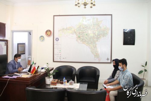ملاقات مردمی فرماندار شهرستان گرگان با شهروندان در محل فرمانداری برگزار شد