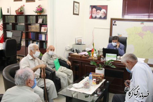 ملاقات مردمی فرماندار شهرستان گرگان با شهروندان در محل فرمانداری برگزار شد