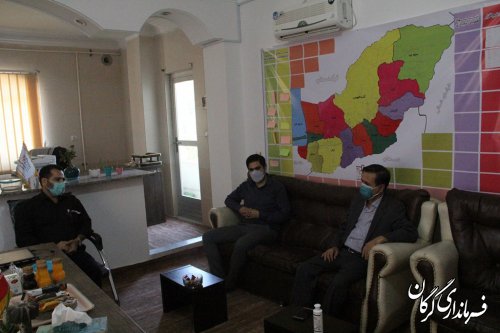 دیدار فرماندار گرگان با خبرنگاران استان گلستان
