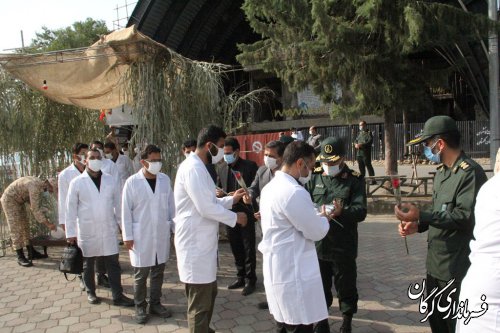 حضور ۵٠ نفر از کادر درمانی نیروی زمینی سپاه در گرگان