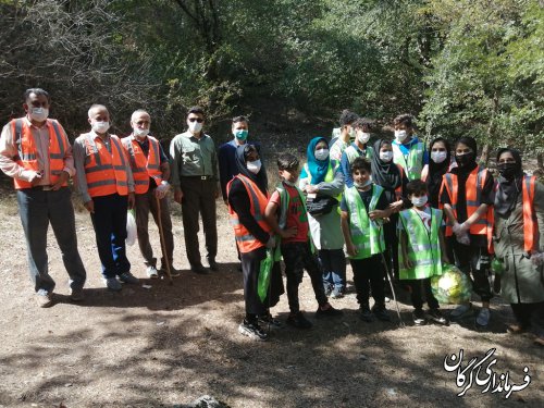 پاکسازی جنگل توسکستان شهرستان گرگان توسط سازمان‌های مردم نهاد