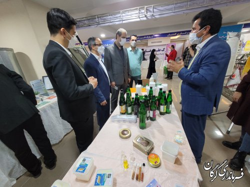 بازدید سرپرست فرمانداری گرگان از نمایشگاه هفته پژوهش گلستان