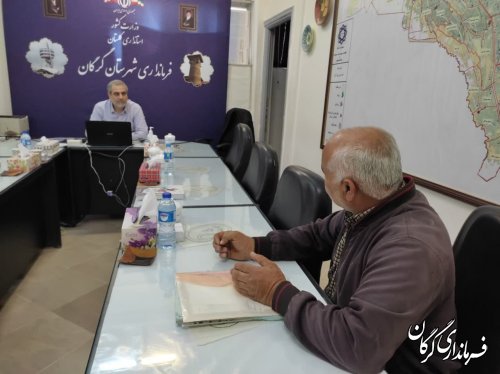 برگزاری ملاقات مردمی فرماندار شهرستان گرگان