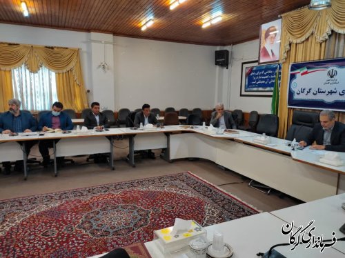 جلسه هماهنگی ایجاد شهرک های کشاورزی در شهرستان گرگان برگزار شد