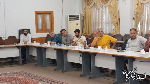 نشست سرپرست فرمانداری شهرستان گرگان با بازاریان و کسبه