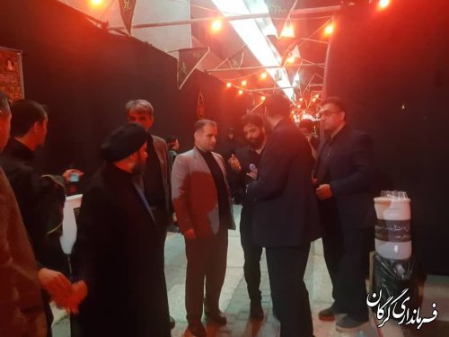 گزارش تصویری || بازدید اسماعیل نادری سرپرست فرمانداری شهرستان گرگان از هیئت ها مواکب محرم