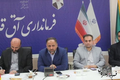 نشست مشترک رئیس ستاد انتخابات استان با روئسای حوزه های انتخابیه گرگان و آق قلا برگزار شد