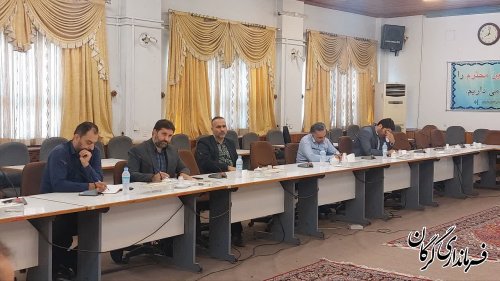 جلسه شورای پیشگیری از ساخت و ساز غیر مجاز شهرستان گرگان برگزار شد