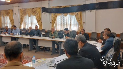جلسه شورای پیشگیری از ساخت و ساز غیر مجاز شهرستان گرگان برگزار شد