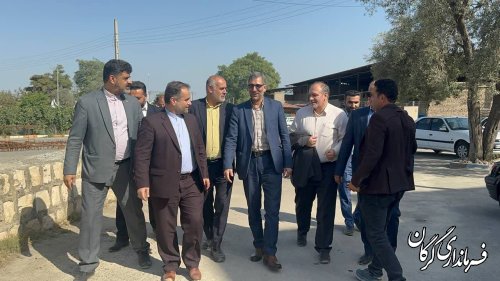فرماندار گرگان از پروژه های محرومیت زدایی شهرستان بازدید کرد