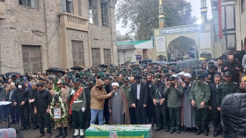گزارش تصویری || مراسم تشییع و خاک سپاری پیکر شهید امنیت در گرگان برگزار شد