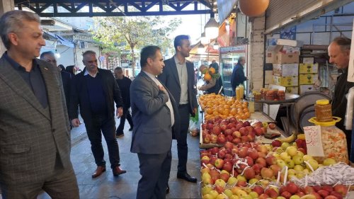 گزارش تصویری || بازدید فرماندار گرگان از بازار نعلبندان