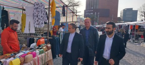 گزارش تصویری|بازدید فرماندار گرگان از روز بازار